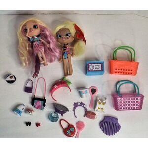 Lot Of 2 Lol Surprise Dolls And 21 Misc Accessories